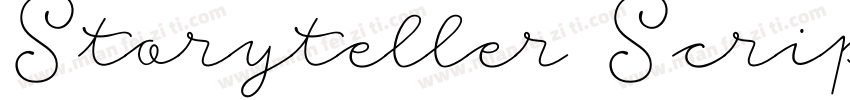 Storyteller Script Bold字体转换